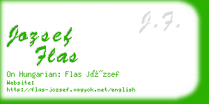 jozsef flas business card